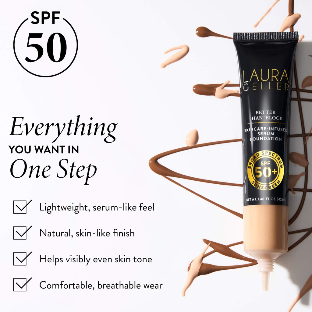 Better Than ‘Block Skincare-Infused Serum Foundation with Broad Spectrum SPF 50+