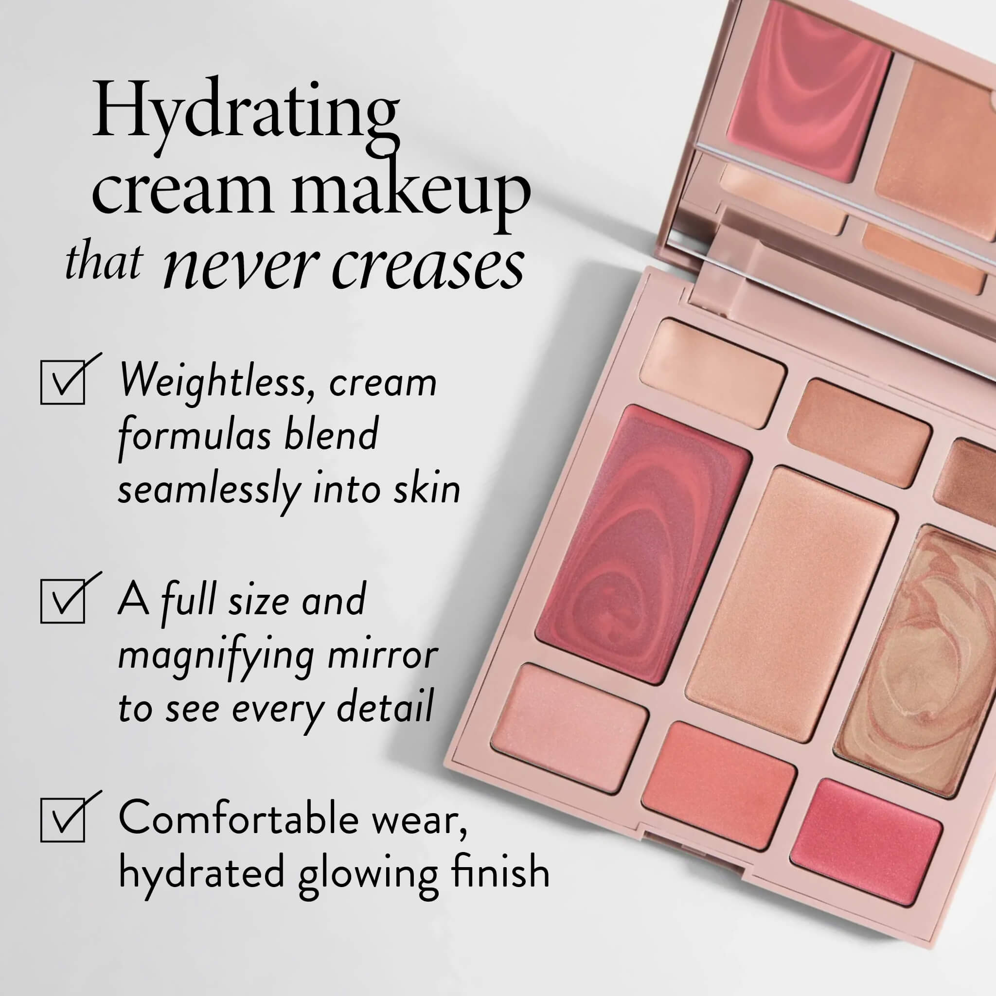 Hydrating Cream Color + Glow Palette