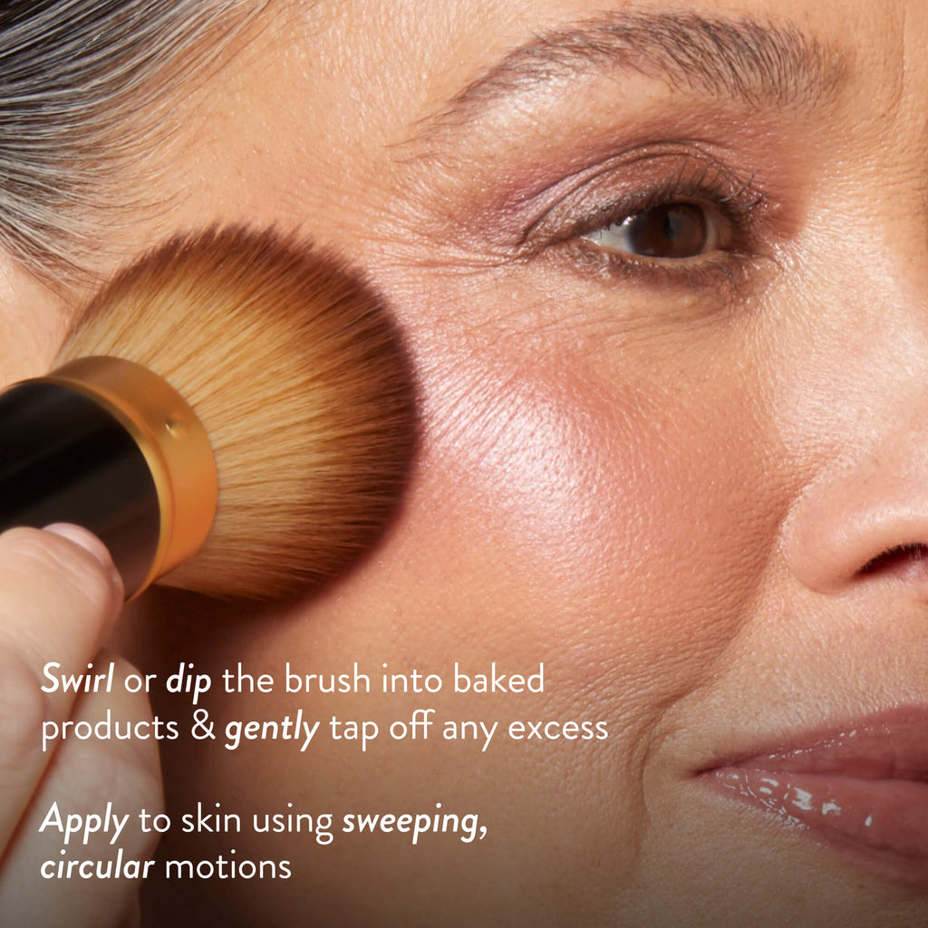 Retractable Angled Kabuki Brush